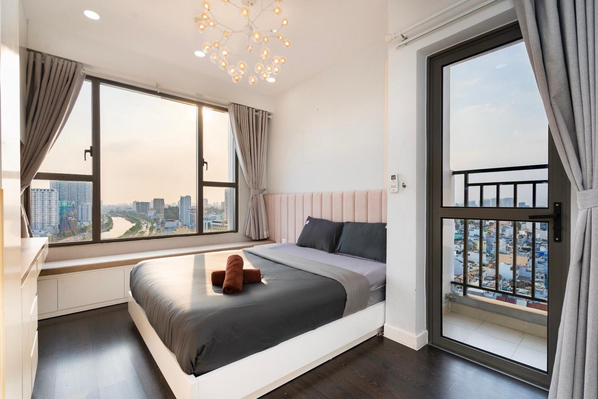 Double E Saigon Apartment In Rivergate Building Ho-Chi-Minh-Stadt Exterior foto