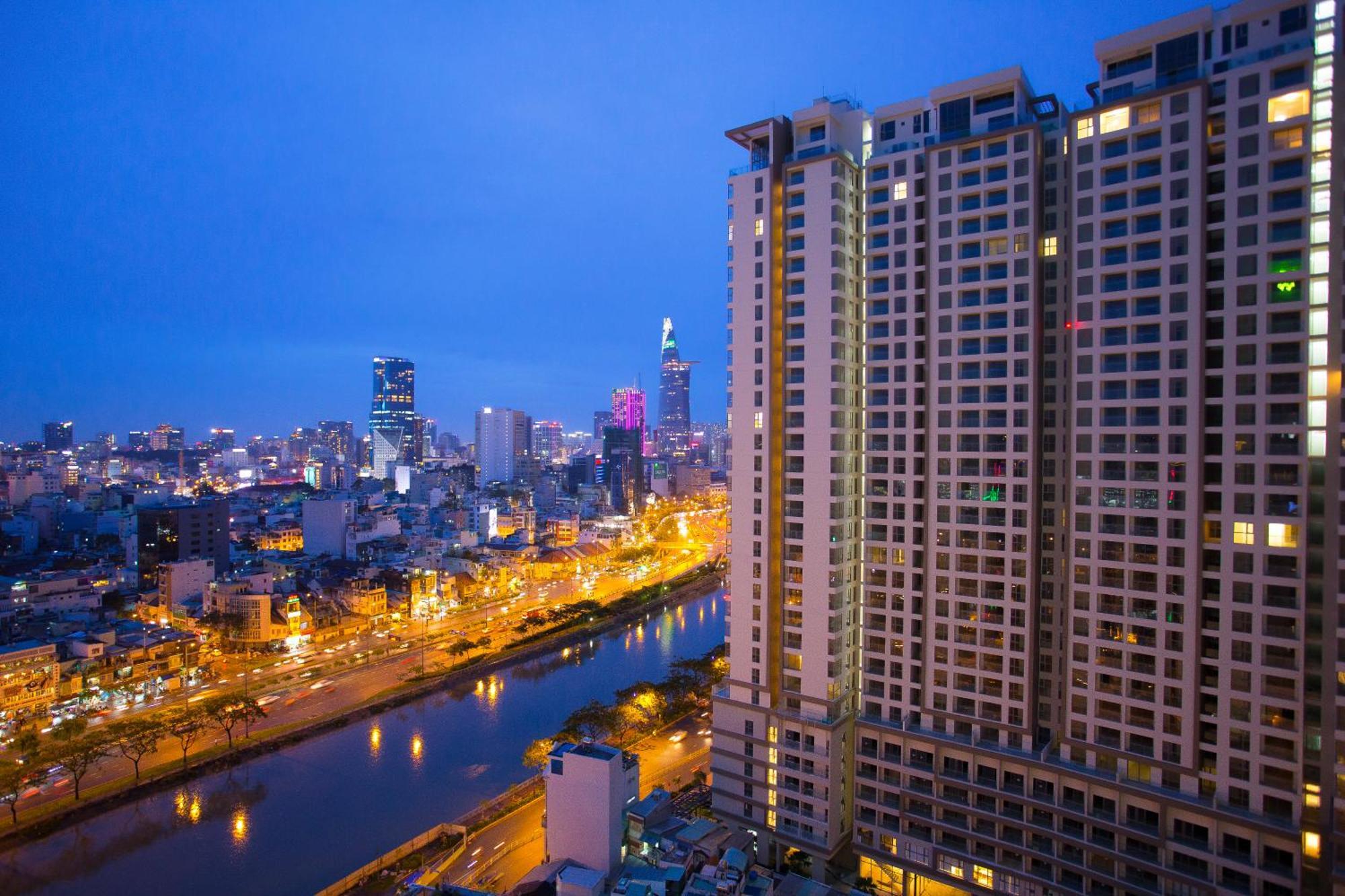 Double E Saigon Apartment In Rivergate Building Ho-Chi-Minh-Stadt Exterior foto