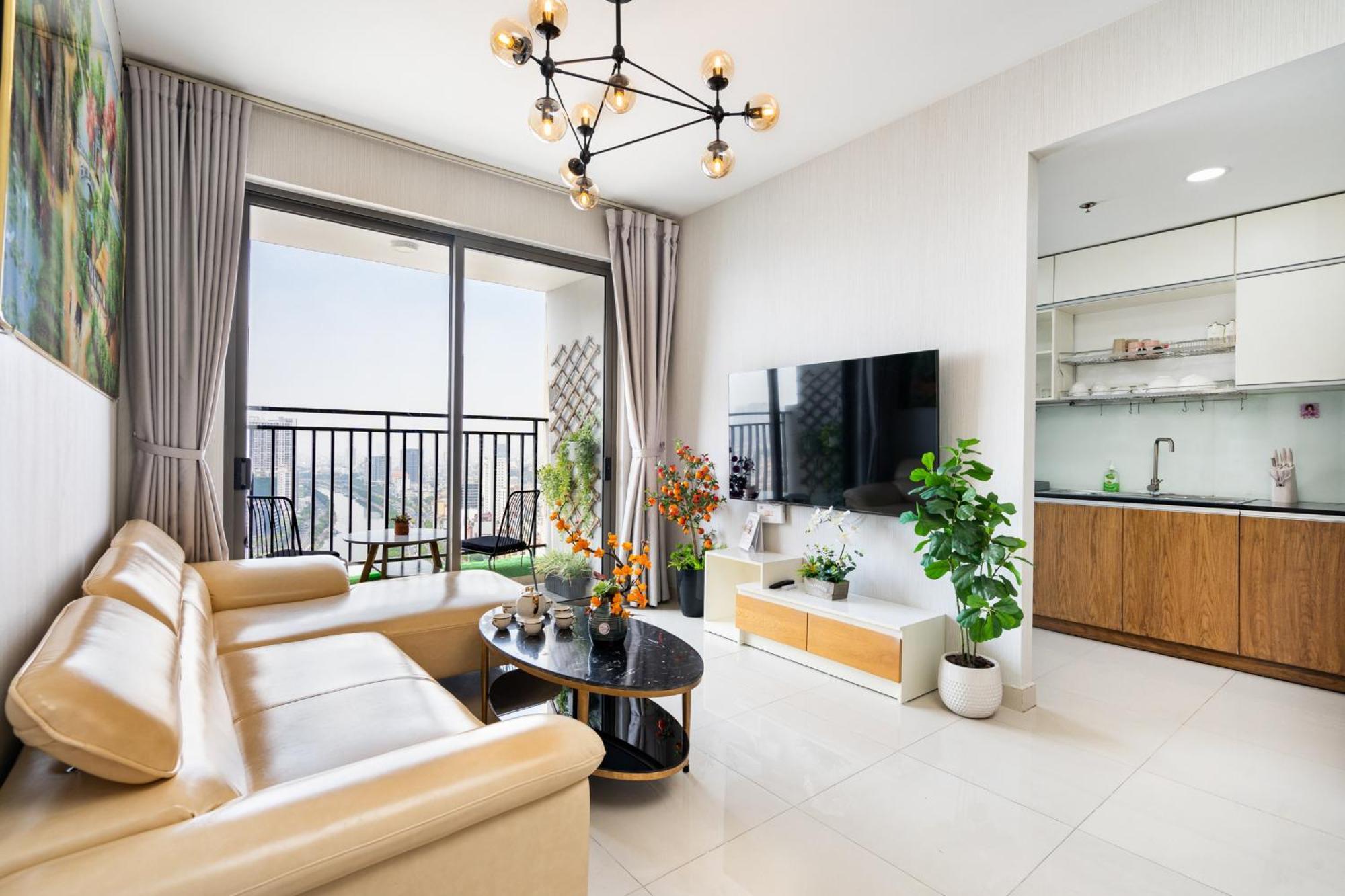 Double E Saigon Apartment In Rivergate Building Ho-Chi-Minh-Stadt Exterior foto